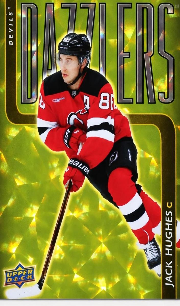 2025 Upper Deck Jack Hughes [Gold] #DZ-4 card