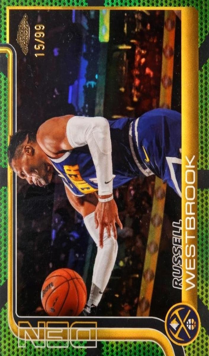 Russell Westbrook 2025-26 Topps Chrome Basketball card