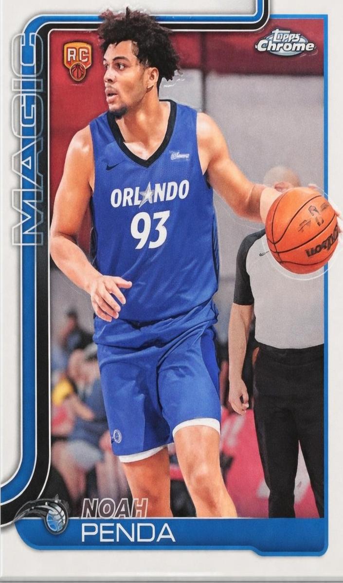 Noah Penda 2025-26 Topps Chrome Basketball card