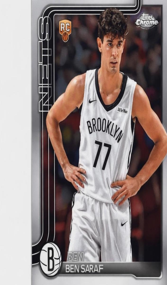 Ben Saraf 2025-26 Topps Chrome Basketball card