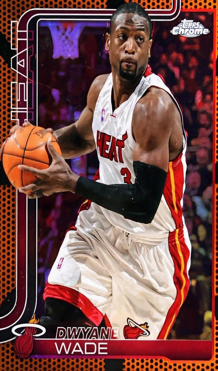 Dwyane Wade 2025-26 Topps Chrome Basketball card