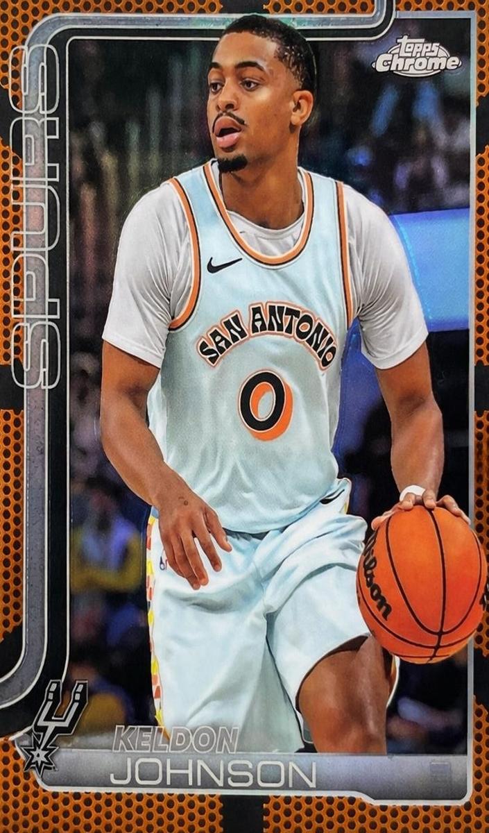 Keldon Johnson 2025-26 Topps Chrome Basketball card