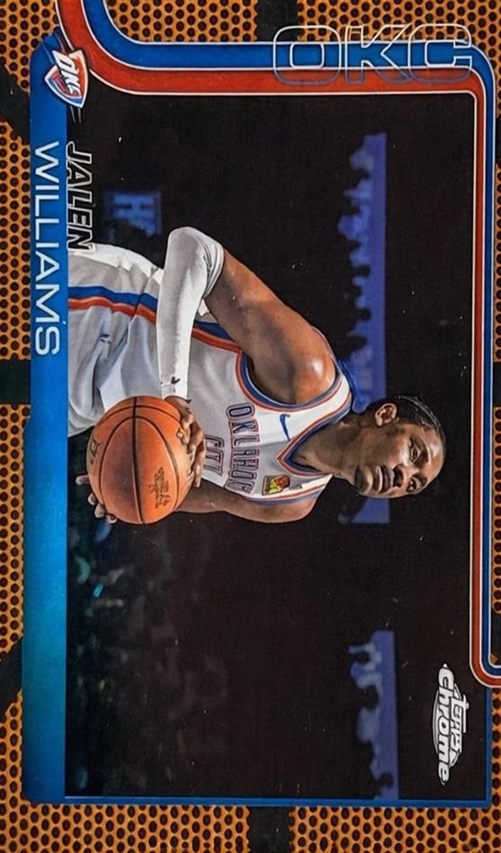 Jalen Williams 2025-26 Topps Chrome Basketball card