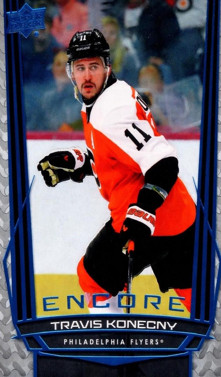 2025 Upper Deck Travis Konecny [Blue] #E-81 card
