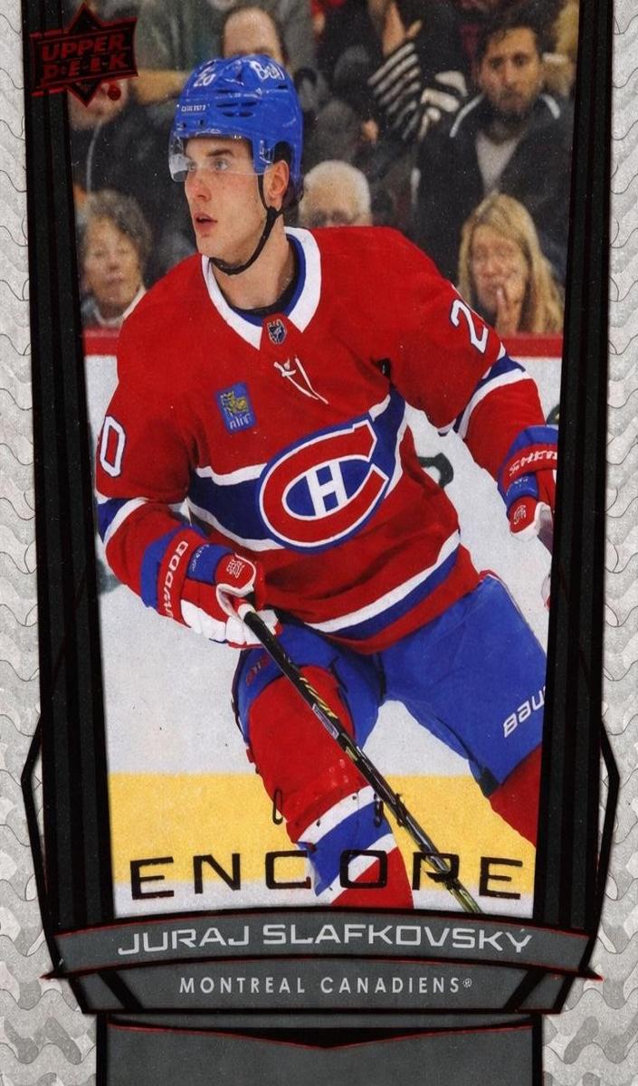 2025 Upper Deck Juraj Slafkovsky [Red] #E-38 card