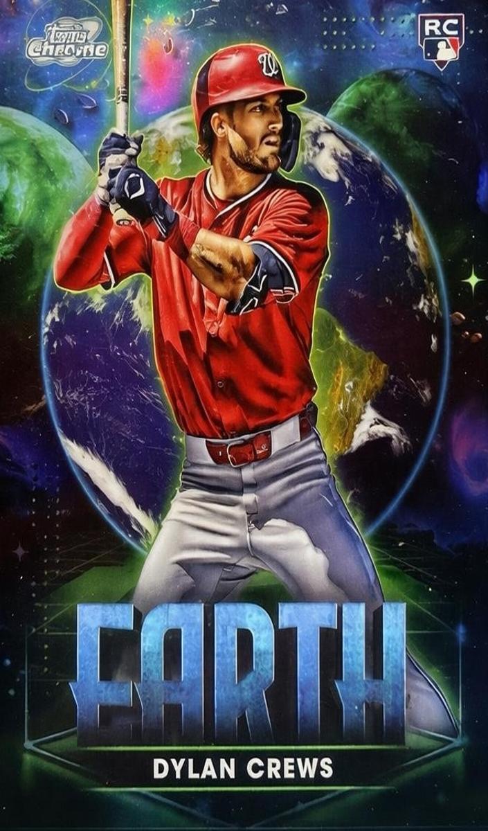 2025 Topps Cosmic Chrome Planetary Pursuit Dylan Crews #PPE-8 card