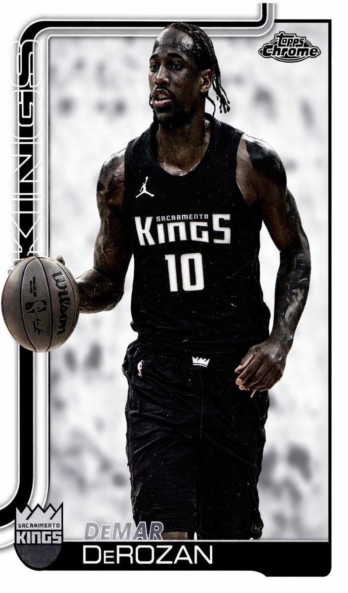 DeMar DeRozan 2025-26 Topps Chrome Basketball card