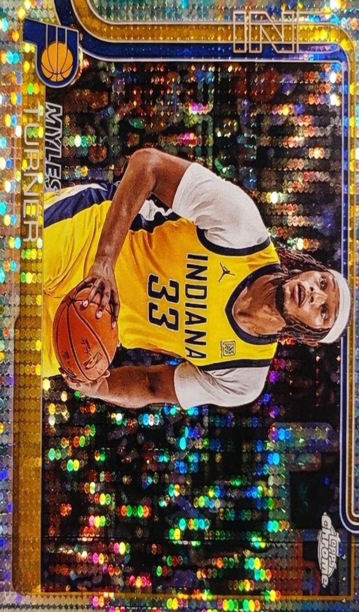 Myles Turner 2025-26 Topps Chrome Basketball card