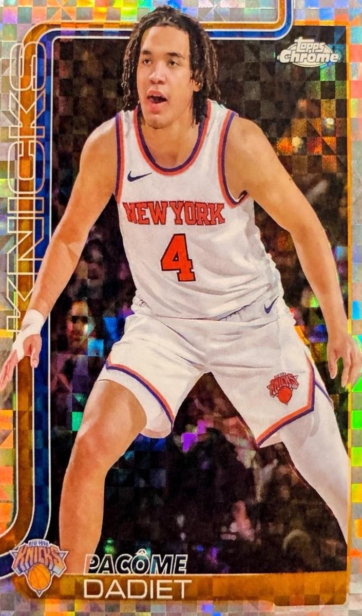 Pacome Dadiet 2025-26 Topps Chrome Basketball card