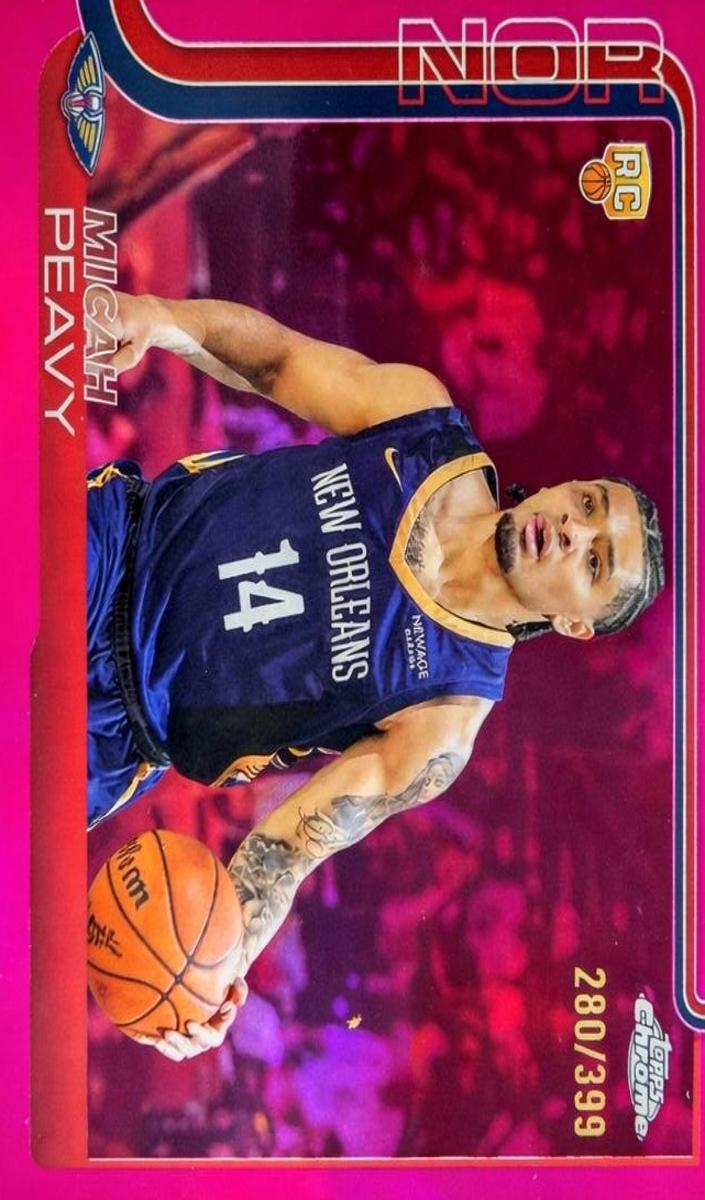Micah Peavy 2025-26 Topps Chrome Basketball card