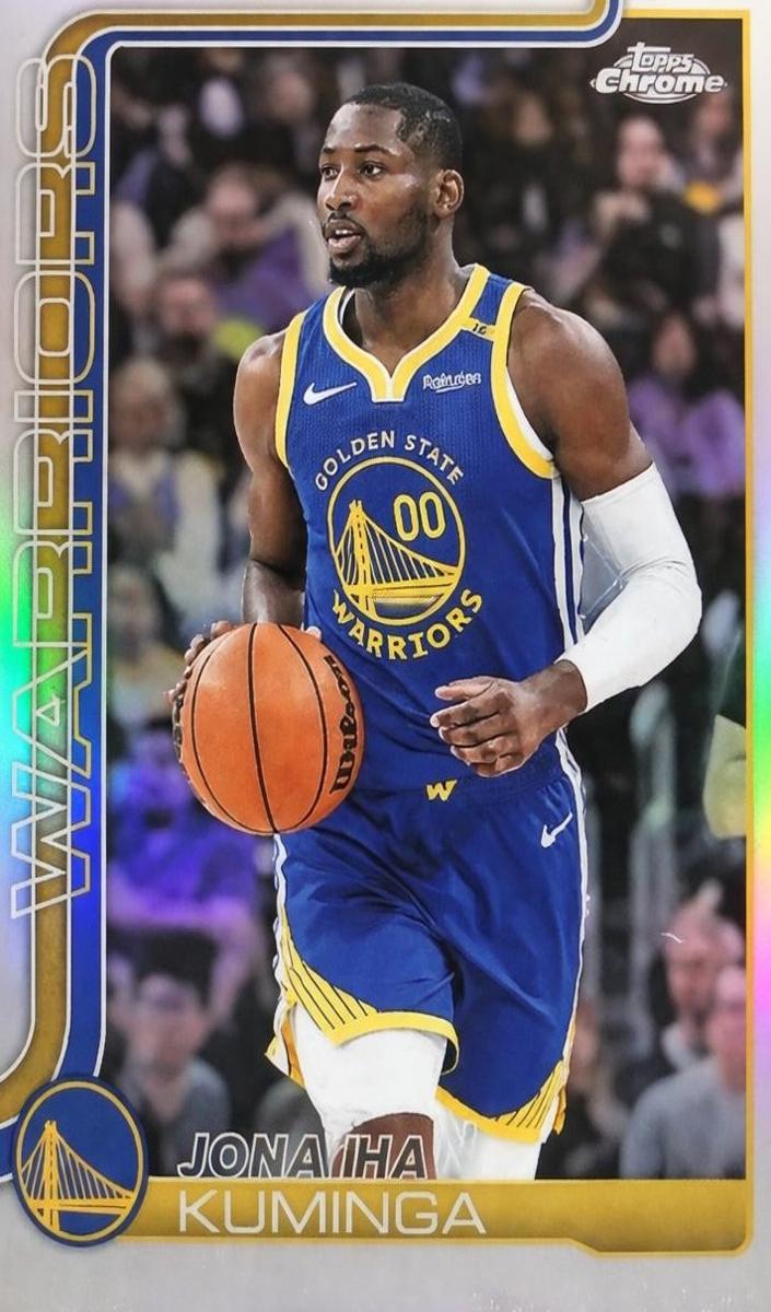 Jonathan Kuminga 2025-26 Topps Chrome Basketball card