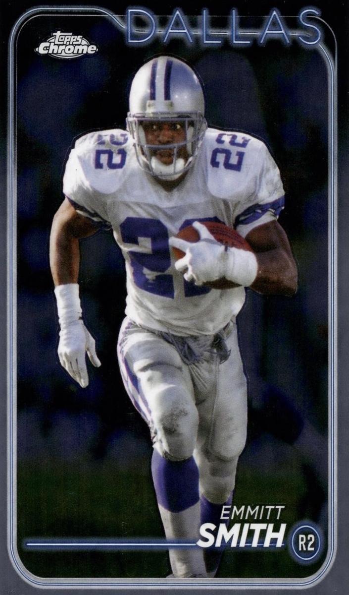 Emmitt Smith 2024 Topps Chrome Football card