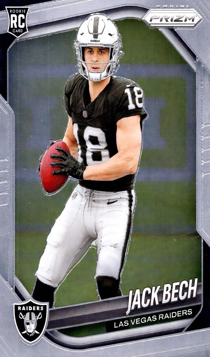 Jack Bech 2025 Prizm Football card