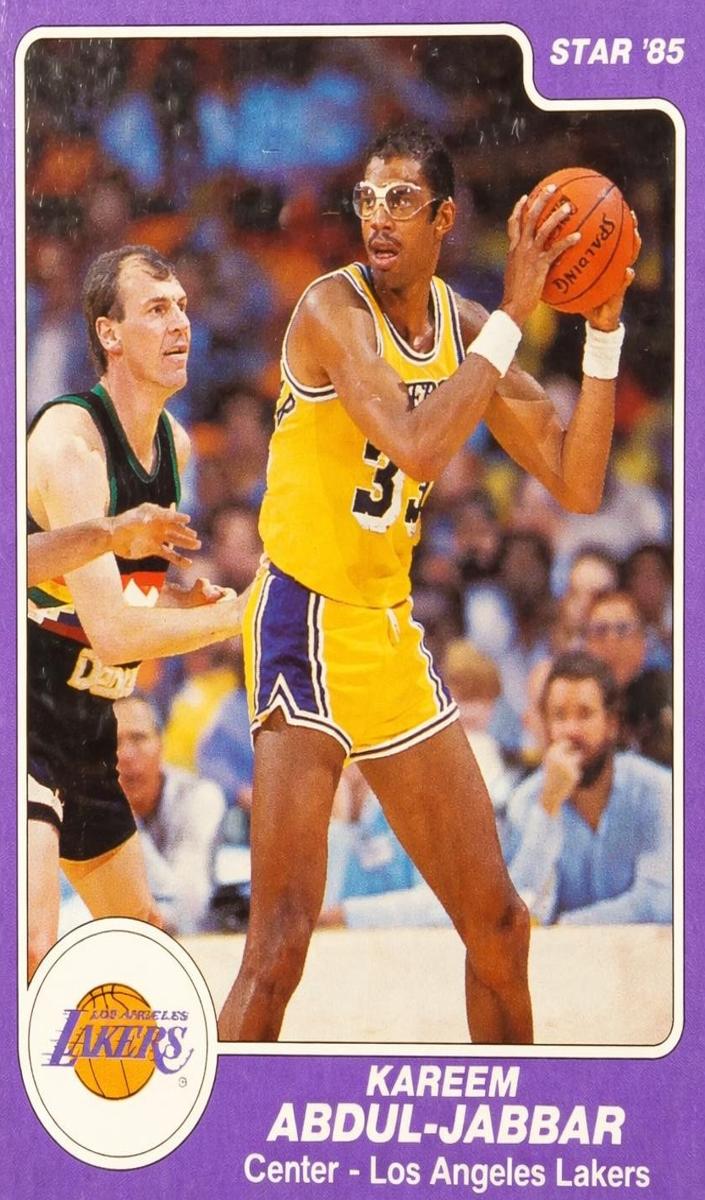 1984 Star Kareem Abdul-Jabbar #173 card