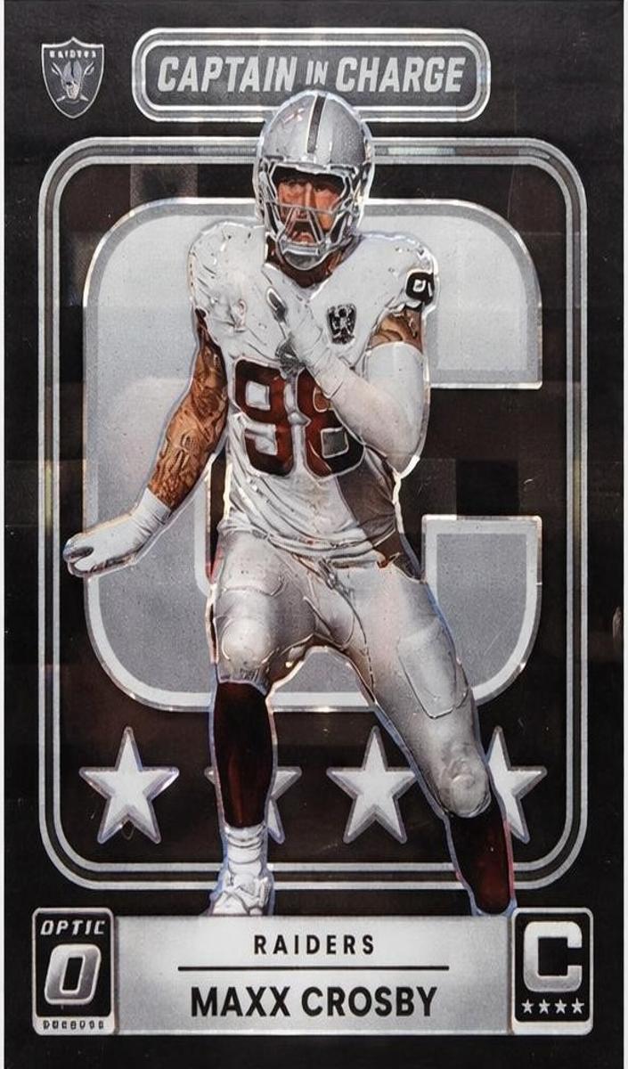 2025 Panini Prizm Manga Horizontal Maxx Crosby #4 card