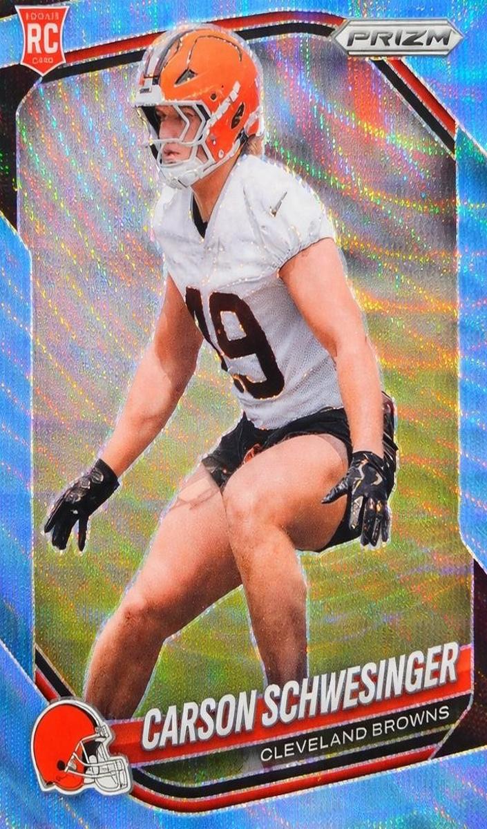2025 Panini Prizm Carson Schwesinger [Pandora] #384 card