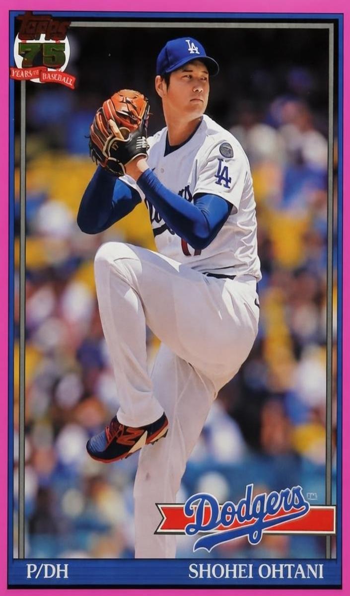 2026 Topps Shohei Ohtani [Pink Foil] #T91-100 card