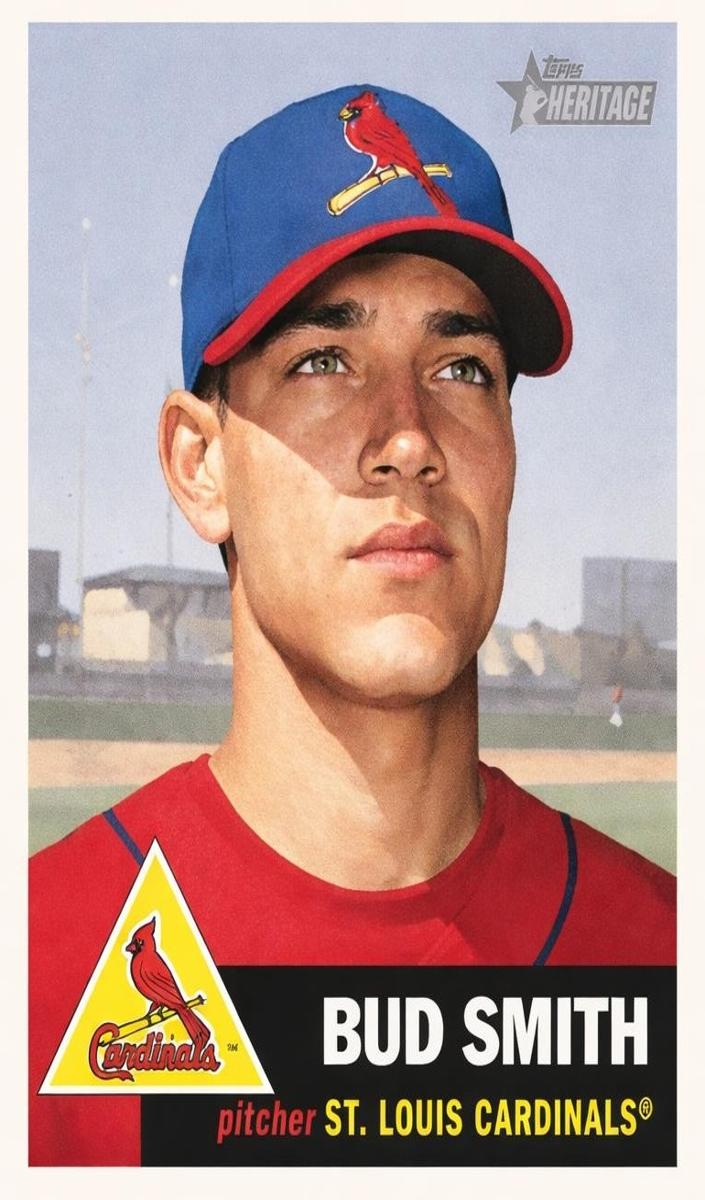 2002 Topps Heritage Bud Smith #159 card
