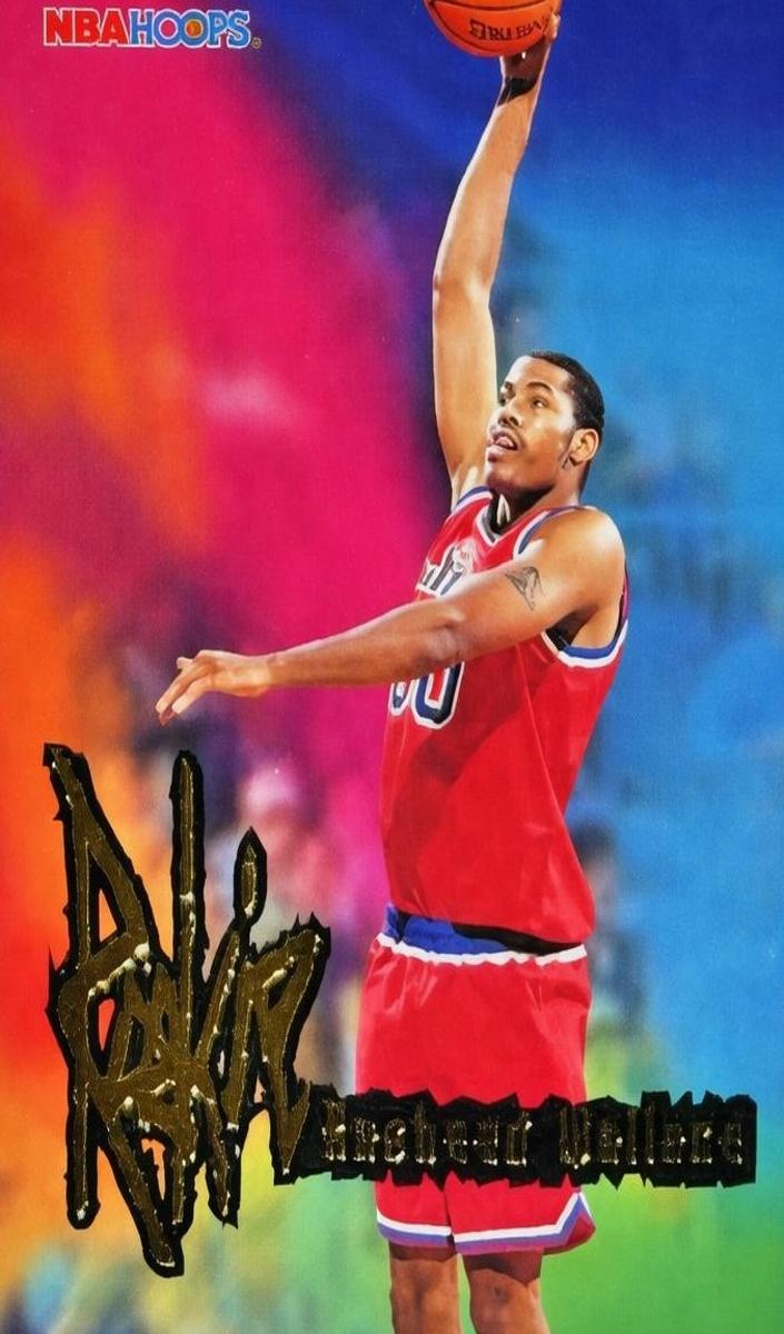 1995 Hoops Rasheed Wallace #290 card