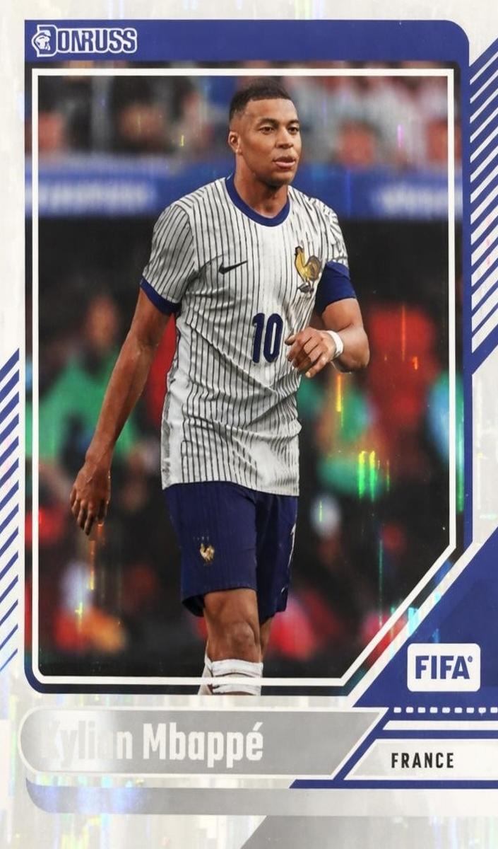 2024 Panini Donruss Kylian Mbappe [Silver] #100 card