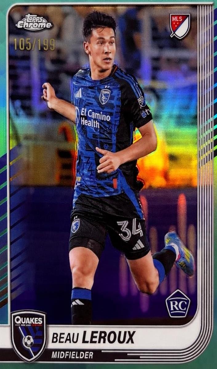 2025 Beau Leroux [Aqua Refractor] #120