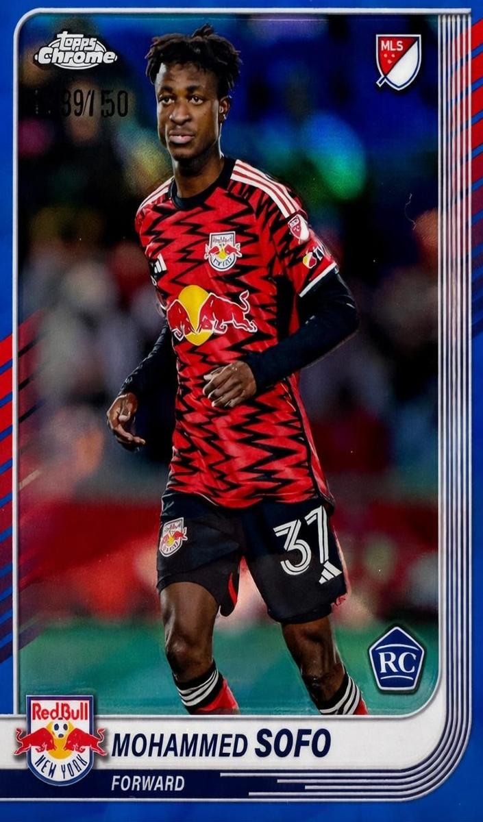 Mohammed Sofo 2025 Chrome MLS Soccer card