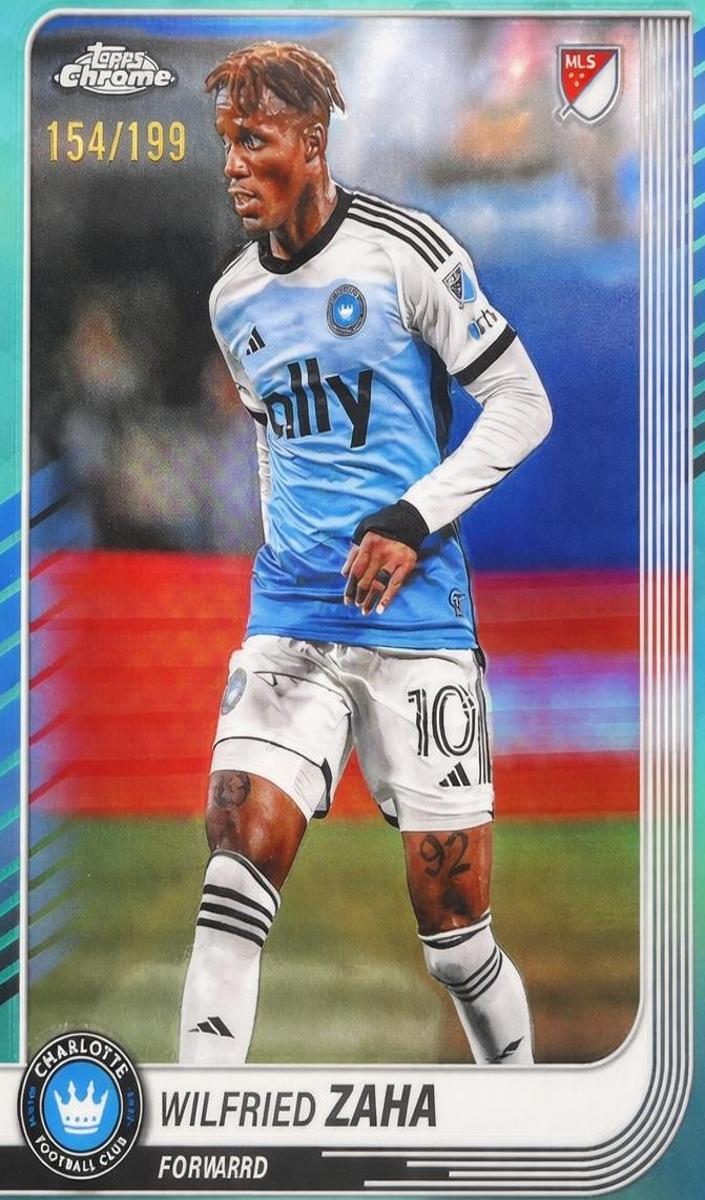 2025 Wilfried Zaha [Aqua Mini-Diamonds Refractor] #172