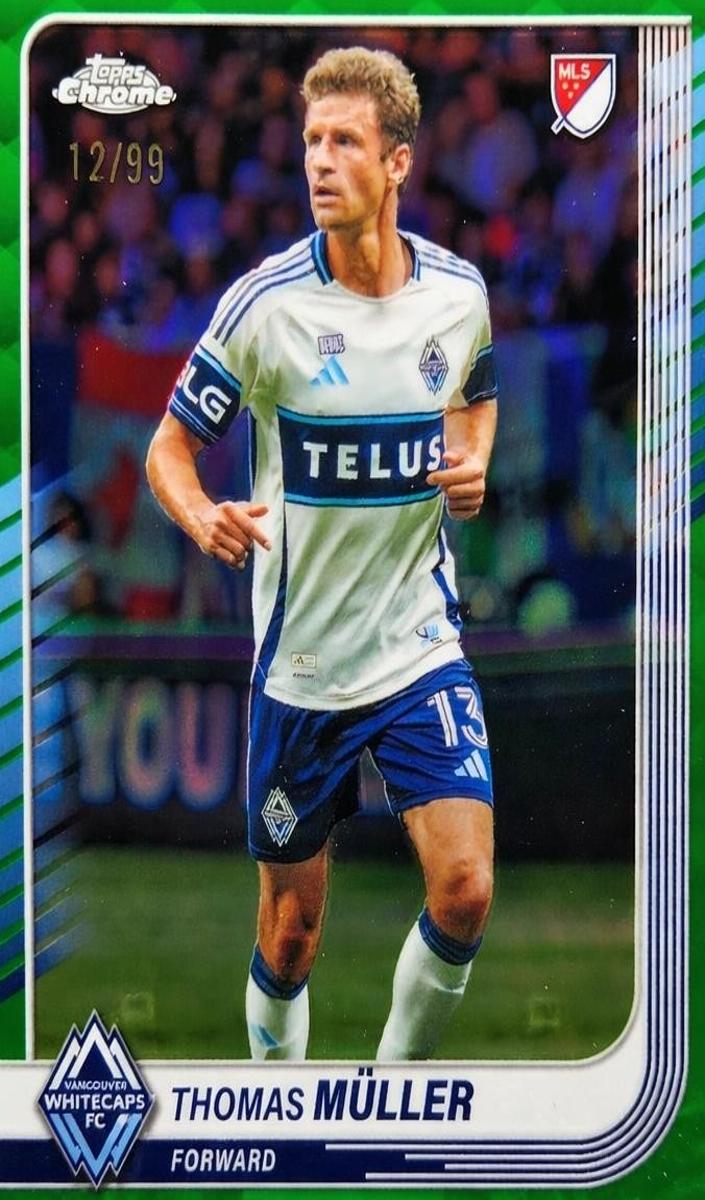 Thomas Muller 2025 Chrome MLS Soccer card