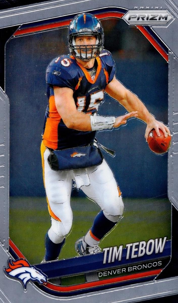 Tim Tebow 2025 Prizm Football card