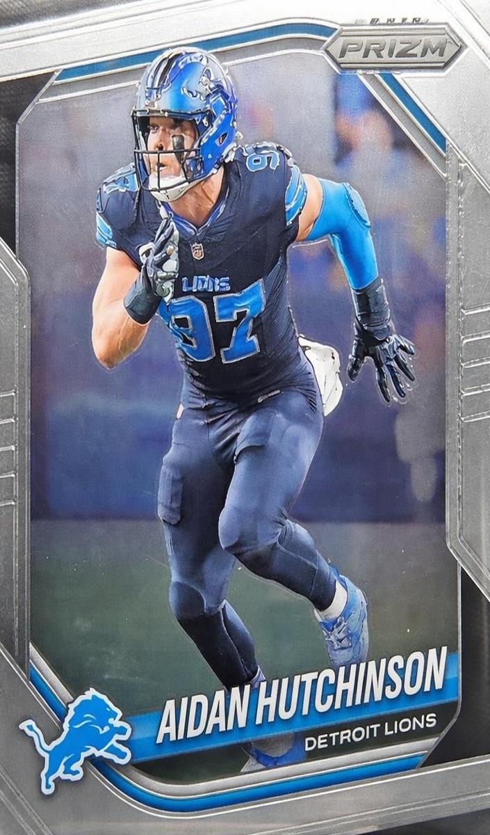 Aidan Hutchinson 2025 Prizm Football card