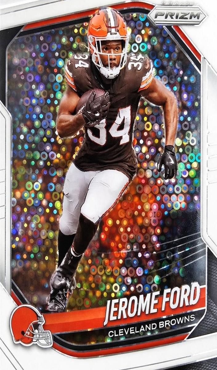 Jerome Ford 2025 Prizm Football card