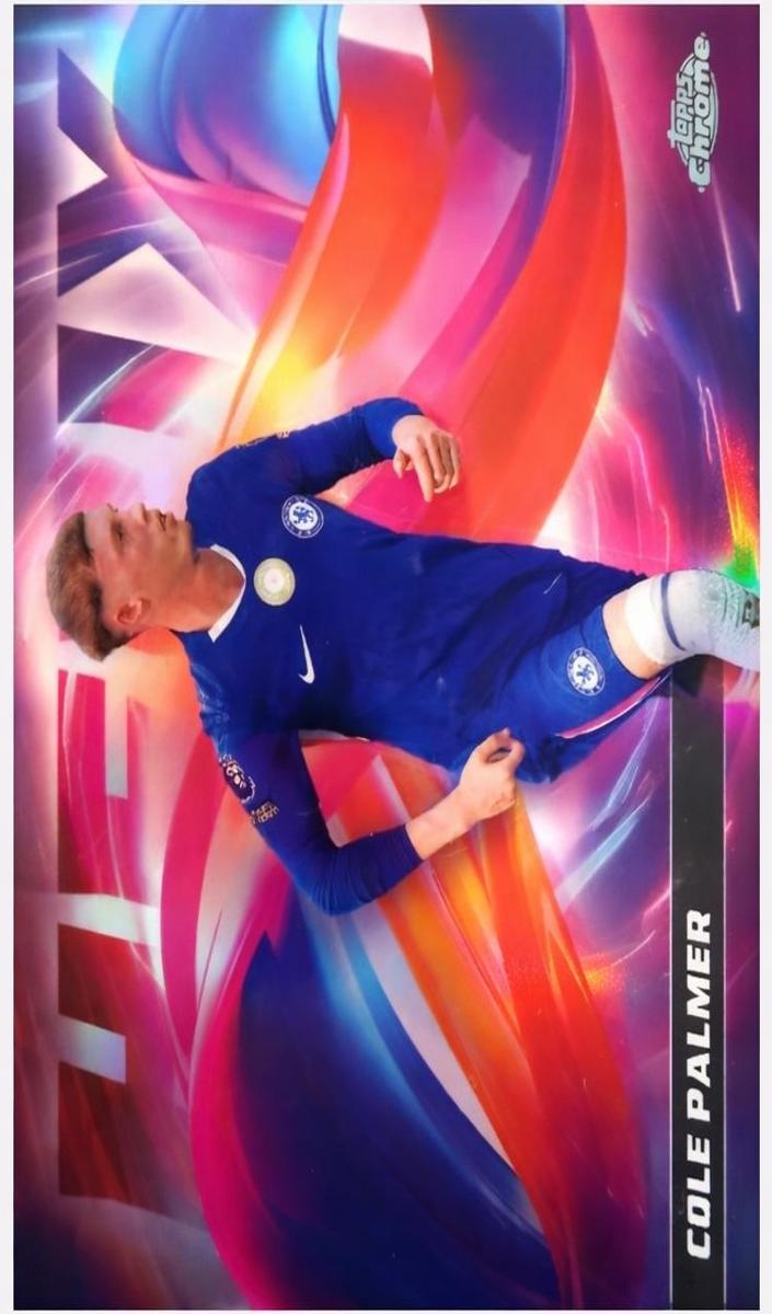 2026 Topps Chrome Premier League Cole Palmer #HX-6 card