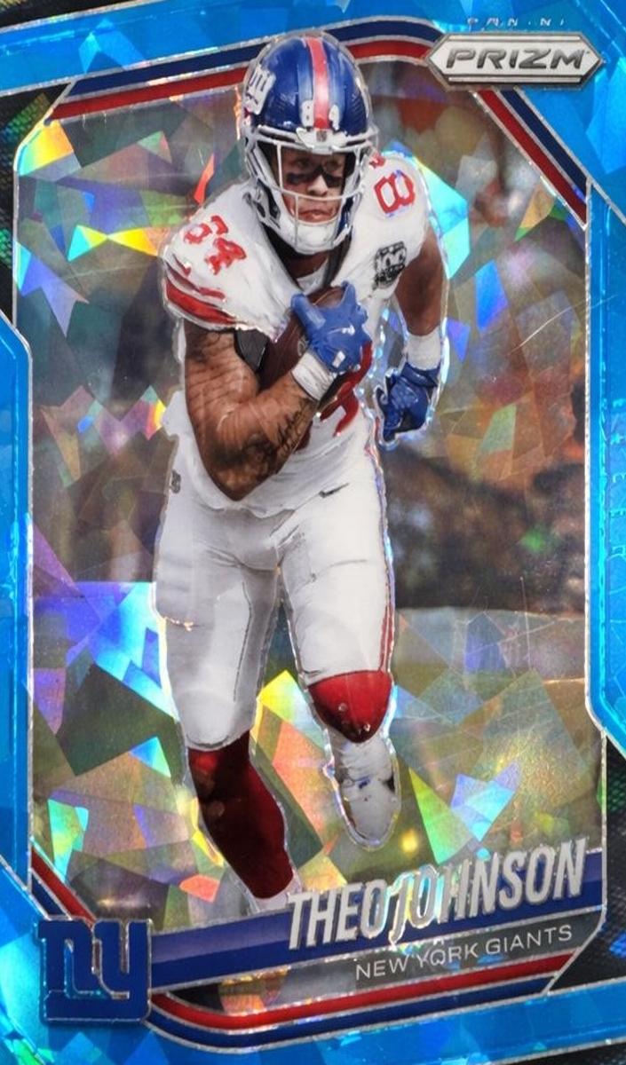 Theo Johnson 2025 Prizm Football card