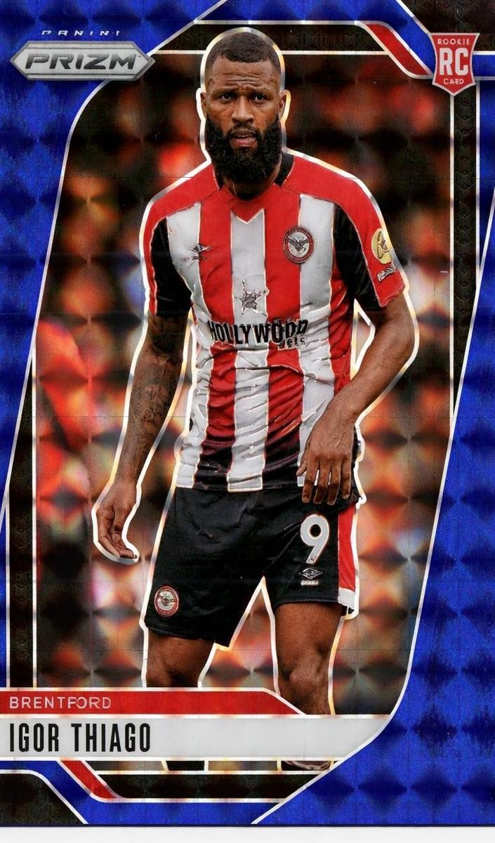 2024 Panini Prizm Premier League Igor Thiago [Blue Mosaic] #245 card