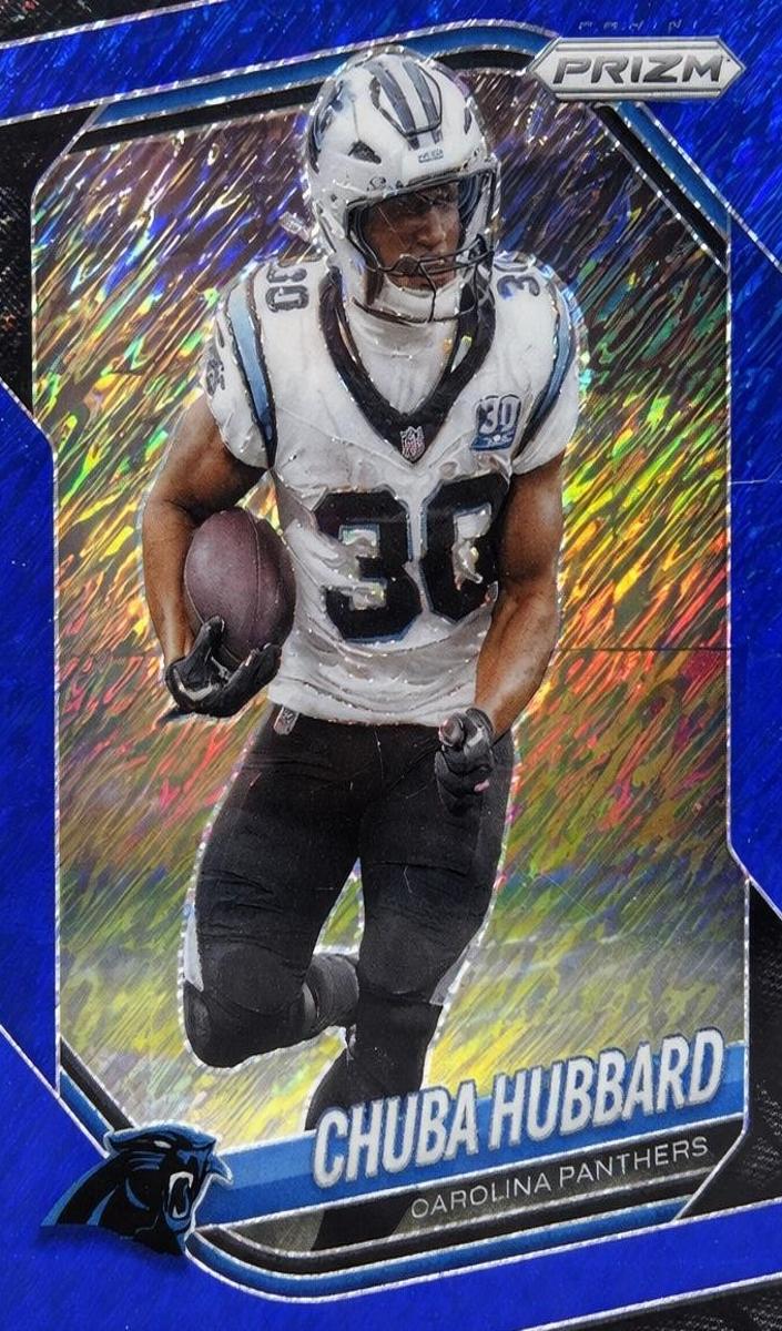 Chuba Hubbard 2025 Prizm Football card