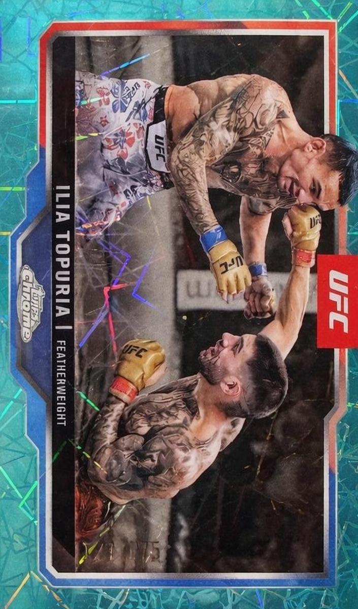2025 Ilia Topuria [Teal Lazer Refractor] #43