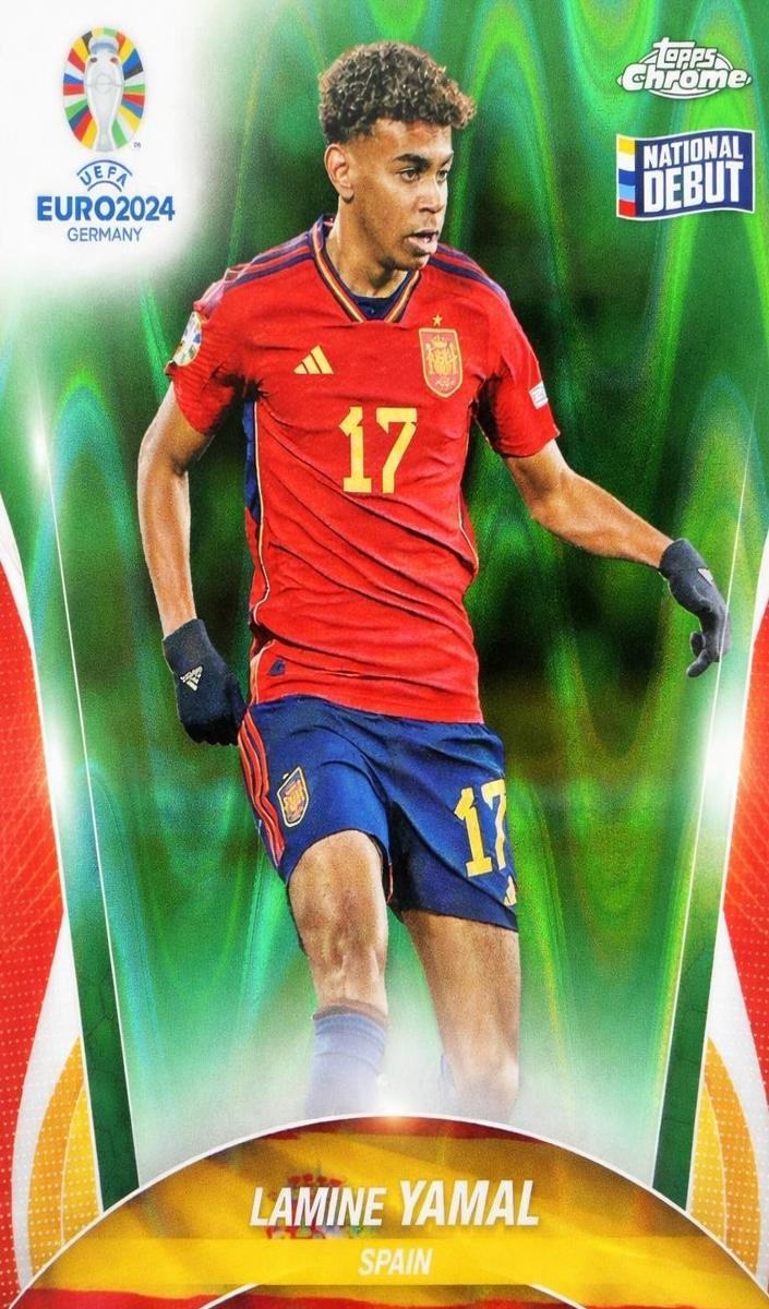 2024 Lamine Yamal [Orange Refractor] #17