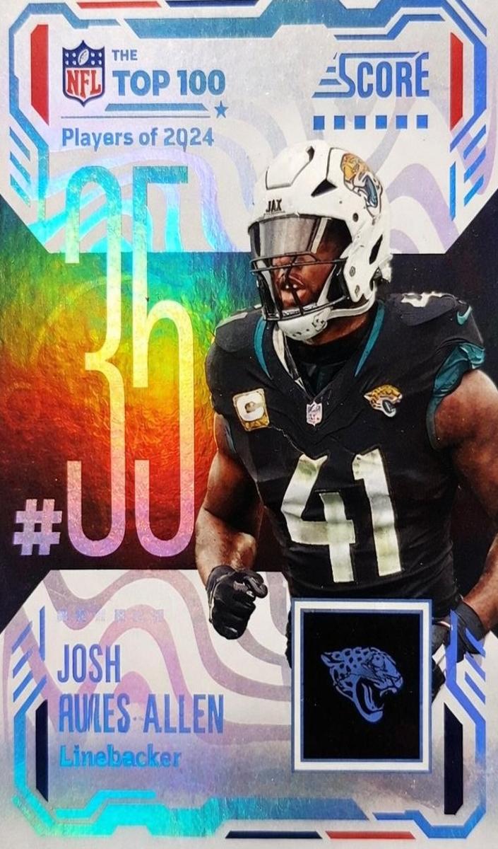 Josh Hines-Allen 2025 Panini Score Top 100 Football