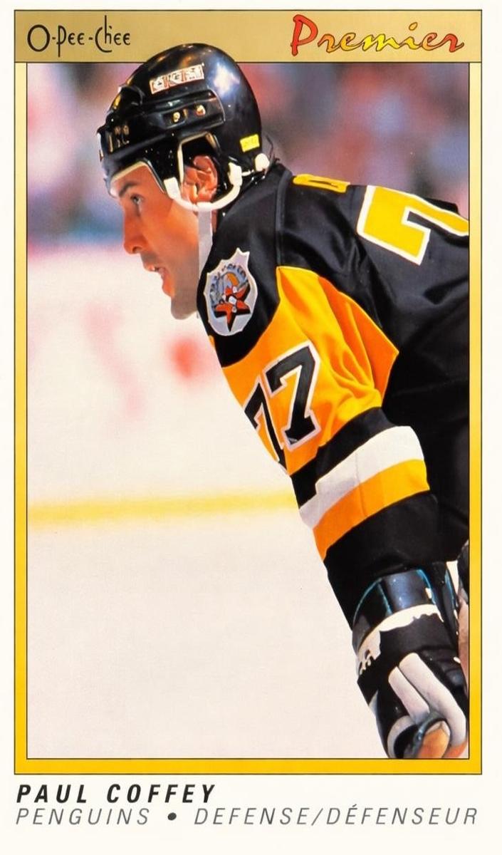 1990 O-Pee-Chee Premier Paul Coffey #16 card