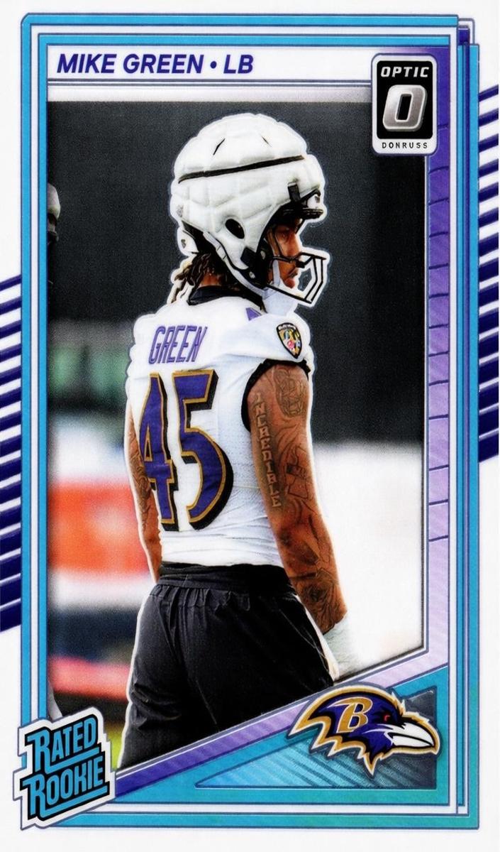 Mike Green 2025 Donruss Optic Football card