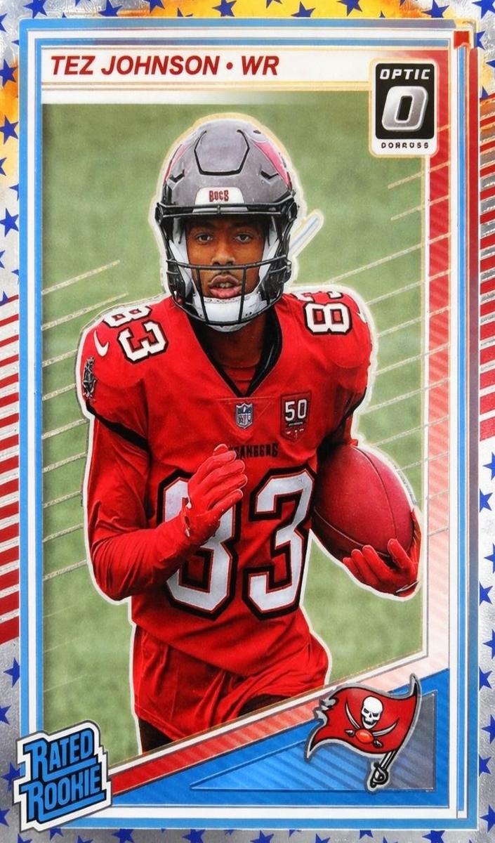 Tez Johnson 2025 Donruss Optic Football card