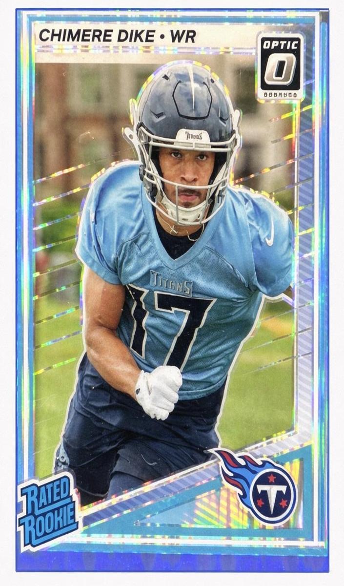 Chimere Dike 2025 Donruss Optic Football card