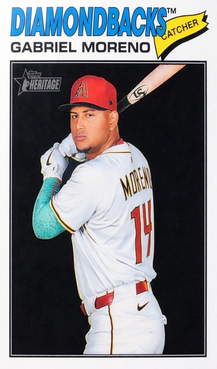 Gabriel Moreno 2026 Topps Heritage Chrome Baseball