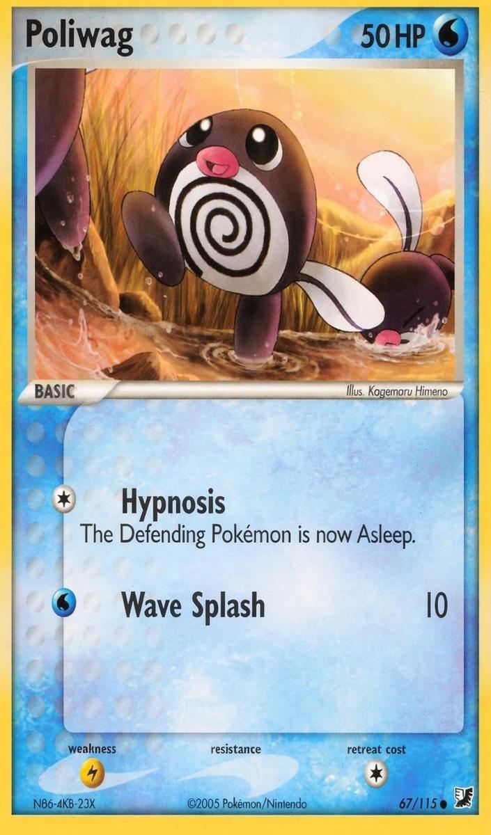 Poliwag 2005 Pokemon EX Unseen Forces