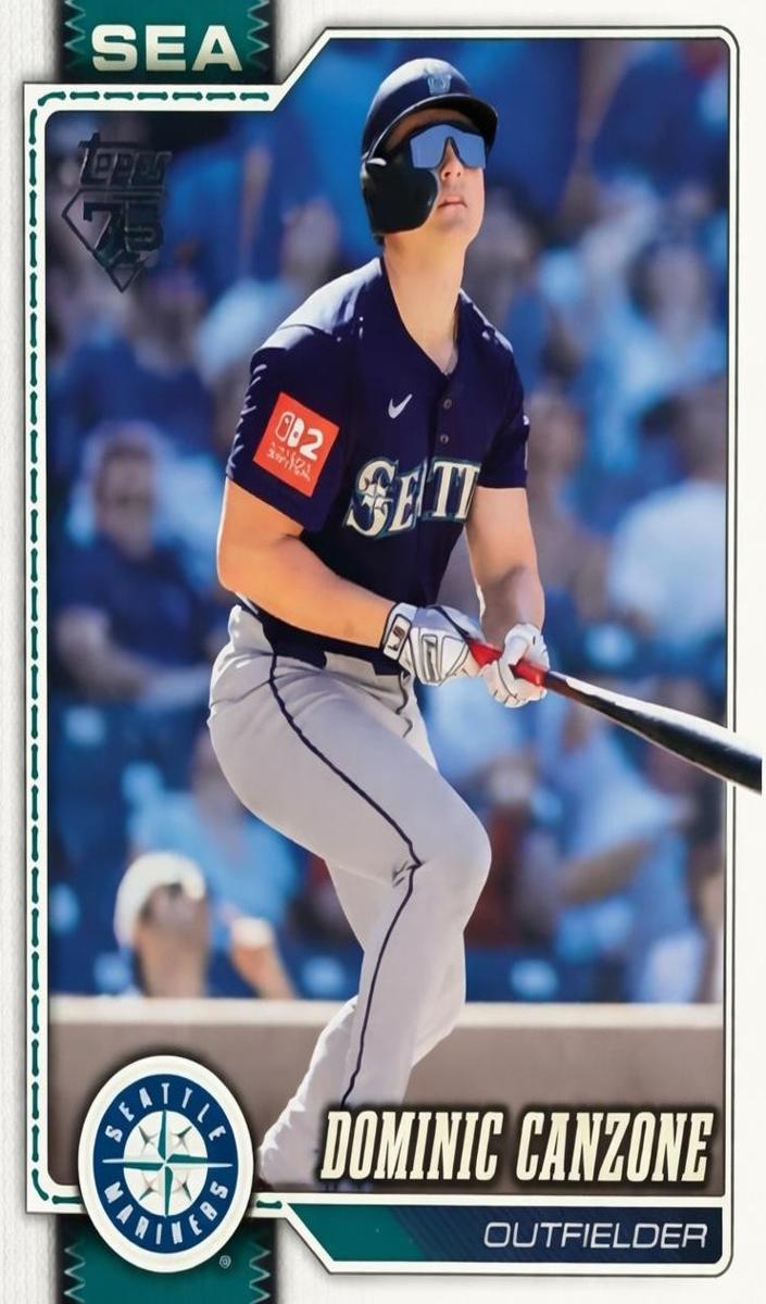 Dominic Canzone 2026 Topps Baseball card
