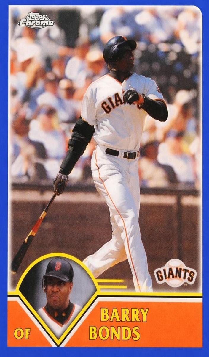 2003 Topps Chrome Barry Bonds #245 card