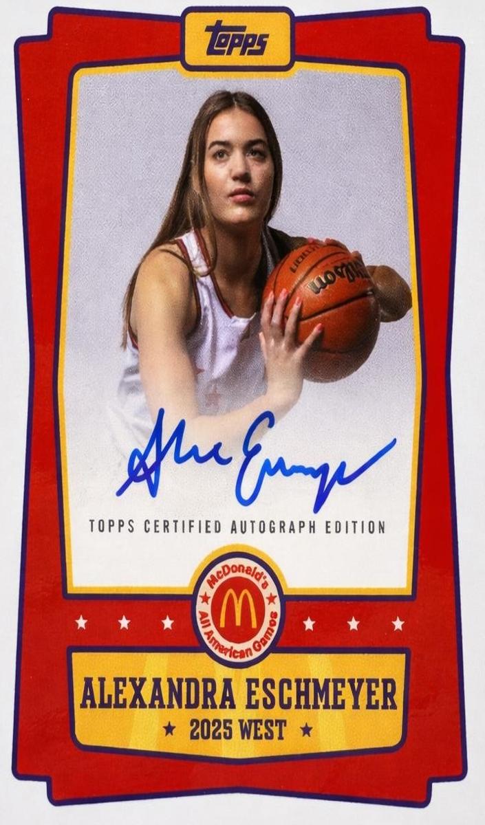 2025 Topps Chrome McDonald's All American Alexandra Eschmeyer #EA-AE card