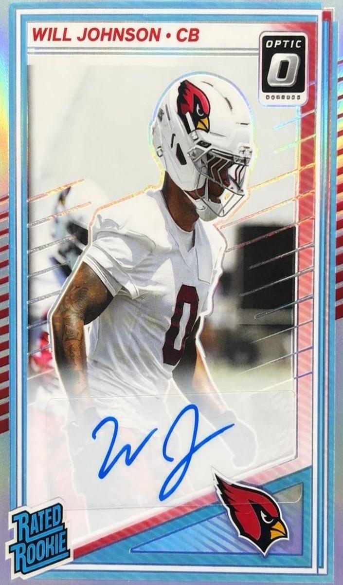 Will Johnson 2025 Donruss Optic Football card