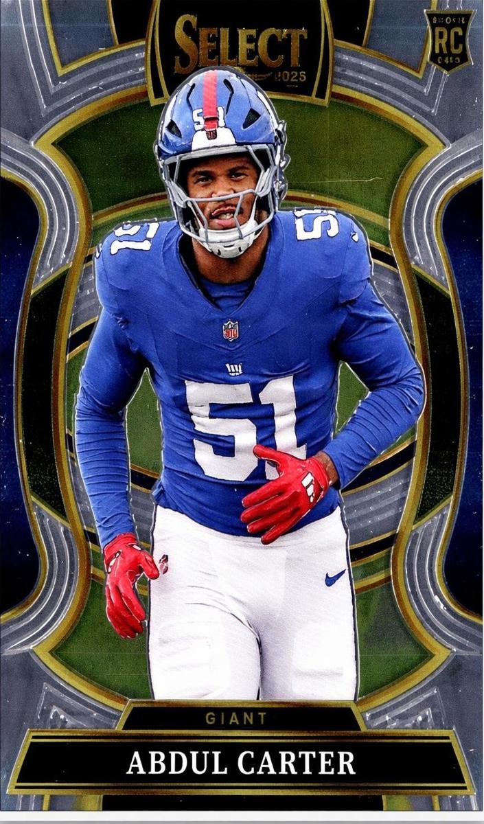 Abdul Carter 2025 Select Football card