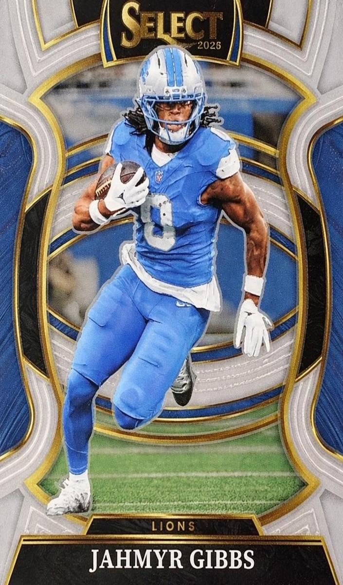 Jahmyr Gibbs 2025 Select Football card
